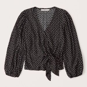 Abercrombie & Fitch wrap top